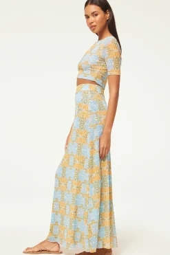 MISA Los Angeles EKAT SKIRT Citrusslice Discount