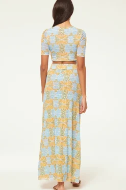 MISA Los Angeles EKAT SKIRT Citrusslice Discount