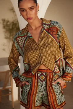 MISA Los Angeles ELAM SHORT Positanoscarf Fashion