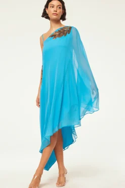 MISA Los Angeles ELANEH DRESS Aquapalmd'or Fashion