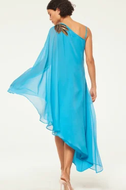 MISA Los Angeles ELANEH DRESS Aquapalmd'or Fashion
