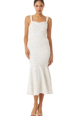 MISA Los Angeles ELKE DRESS Winterwhite Online