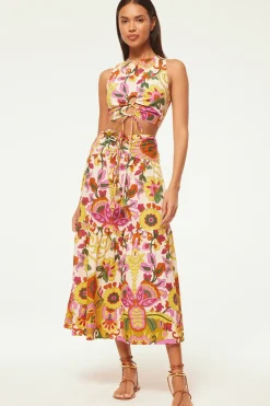 MISA Los Angeles ELLEN SKIRT Floralcorsicamulti New