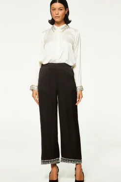 MISA Los Angeles ELLIE TOP Ivorysatin Fashion