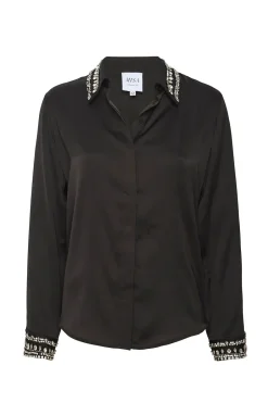 MISA Los Angeles ELLIE TOP Blacksatin Online