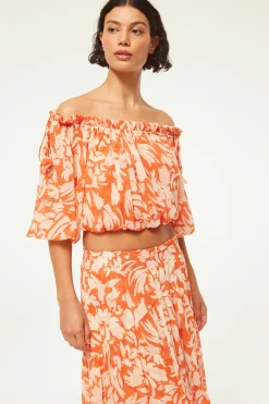 MISA Los Angeles EVA TOP Patmostangerine New