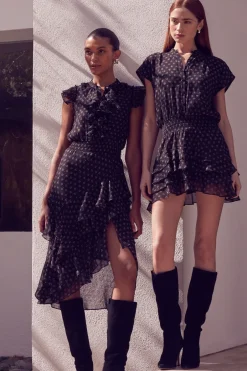 MISA Los Angeles EVIE DRESS Blacklapiseye Best