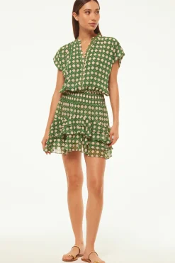 MISA Los Angeles EVIE DRESS Rattantile Clearance