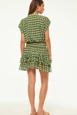 MISA Los Angeles EVIE DRESS Rattantile Clearance