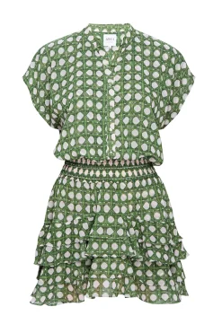 MISA Los Angeles EVIE DRESS Rattantile Clearance