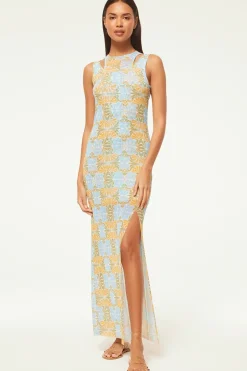 MISA Los Angeles FERNANDA DRESS Citrusslice Clearance