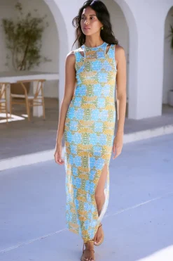 MISA Los Angeles FERNANDA DRESS Citrusslice Clearance