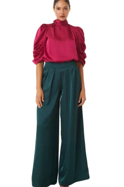 MISA Los Angeles FILIPPA PANT Emeraldsatin Online