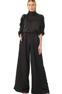 MISA Los Angeles FILIPPA PANT Blacksatin Online