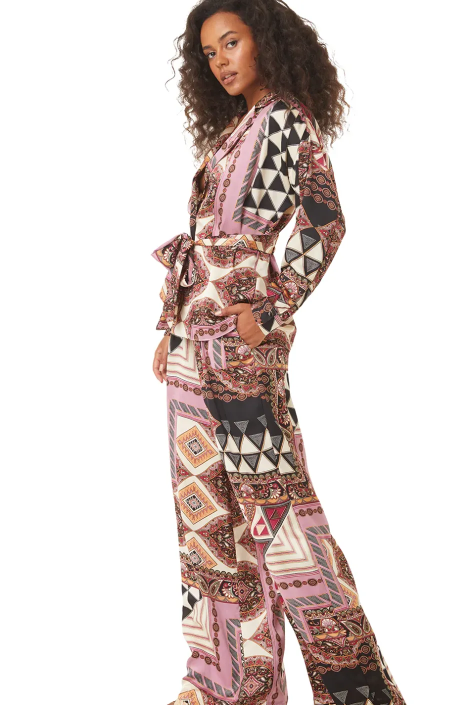 MISA Los Angeles FILIPPA PANT Leonardopatchwork Fashion