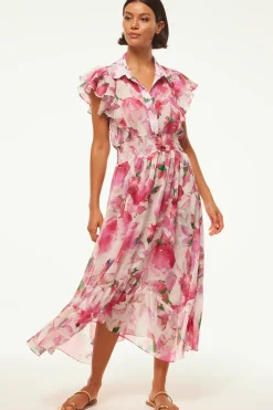 MISA Los Angeles FLORENCIA DRESS Gardenfuchsia Hot