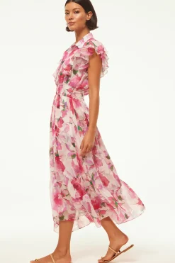 MISA Los Angeles FLORENCIA DRESS Gardenfuchsia Hot