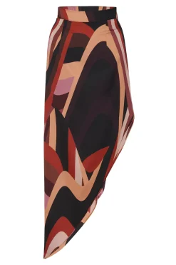 MISA Los Angeles FRANCO SKIRT Canyonstripesatin Best