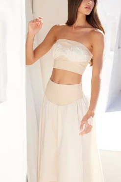 MISA Los Angeles GOLNAZ TOP Ivorylinenmix Sale