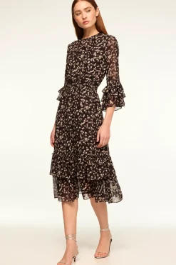 MISA Los Angeles GORDANA DRESS Polkadotsmall Sale