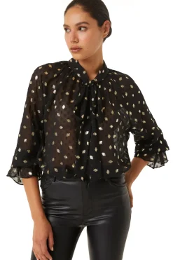 MISA Los Angeles GRACIE TOP Diamondclipdot Clearance