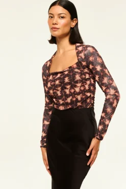 MISA Los Angeles HAYWORTH BODYSUIT Angelglow Hot