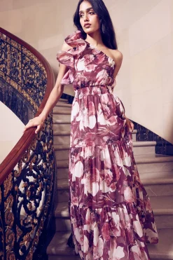 MISA Los Angeles ILARIA DRESS Floratropicalmix Fashion