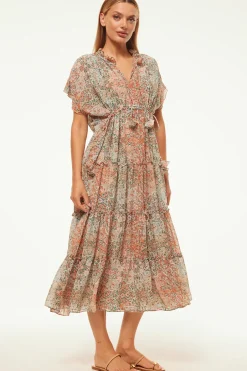 MISA Los Angeles ILYA DRESS Ombretapestry Hot