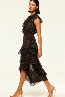 MISA Los Angeles ILYSA DRESS Blacklapiseye Fashion