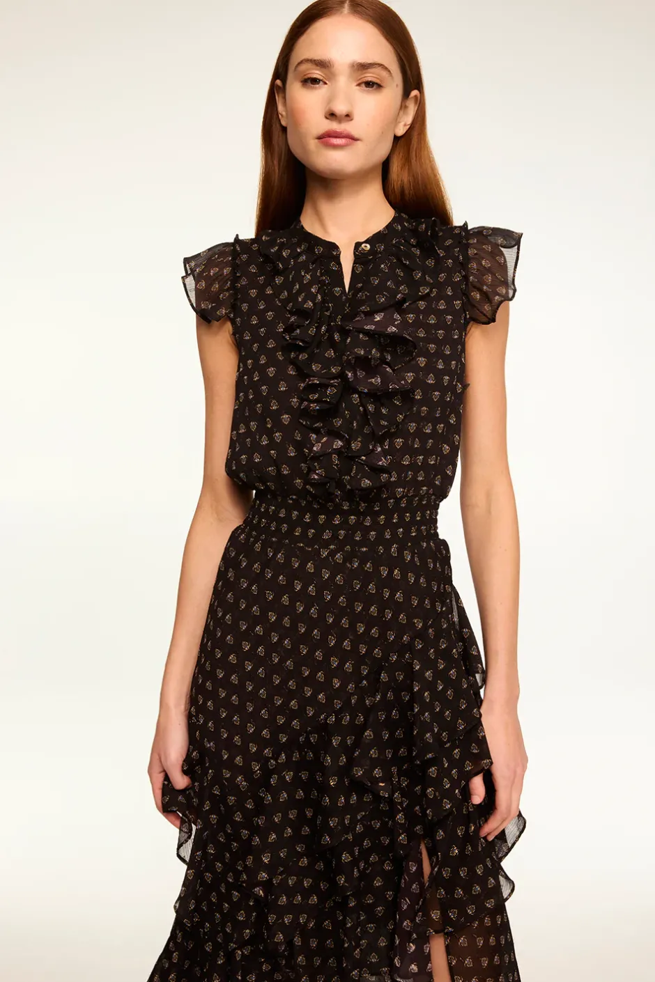 MISA Los Angeles ILYSA DRESS Blacklapiseye Fashion