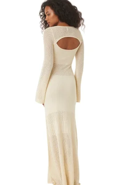MISA Los Angeles IRENE DRESS Ivory Online