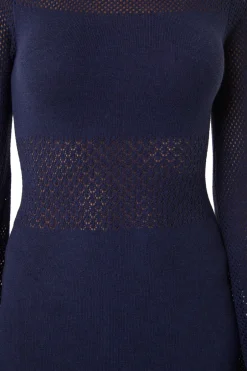 MISA Los Angeles IRENE DRESS Midnightblue Clearance