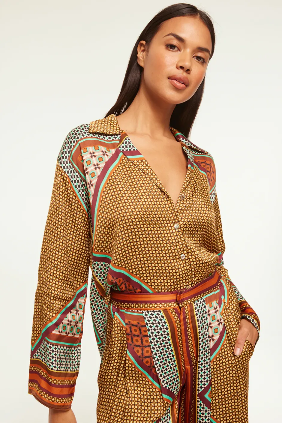 MISA Los Angeles ISME TOP Positanoscarf Fashion