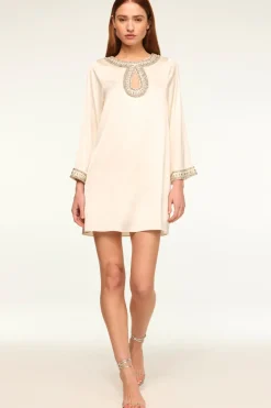 MISA Los Angeles IVY DRESS Ivorysatin Clearance