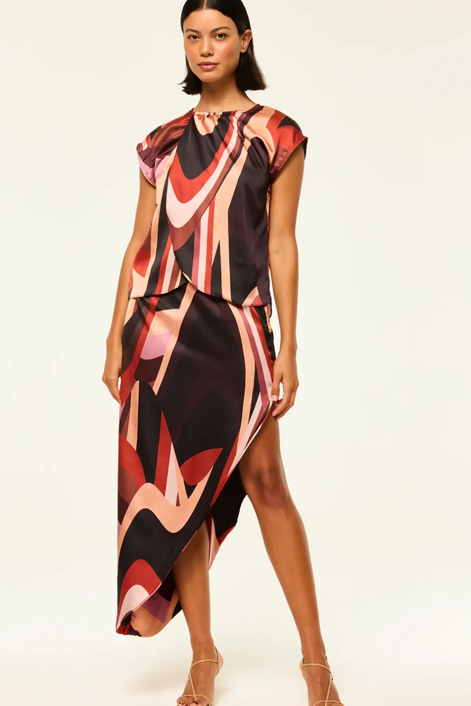 MISA Los Angeles JESSIE TOP Canyonstripesatin Best