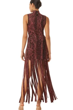 MISA Los Angeles JOSEPHINE DRESS Pomegranate Fashion