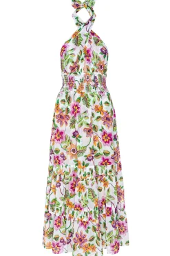 MISA Los Angeles KAROLINA DRESS Floraexoticachiffon Clearance