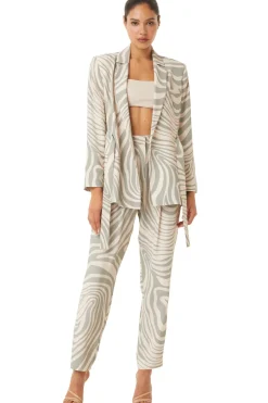 MISA Los Angeles KELSEY JACKET Abstractzebra Fashion