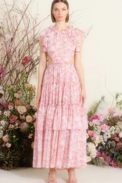 MISA Los Angeles LANA DRESS Pinkverdana New