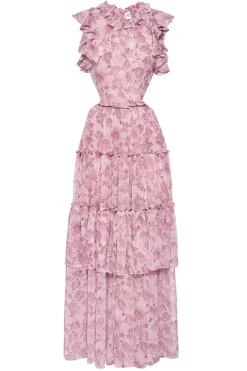 MISA Los Angeles LANA DRESS Pinkverdana New