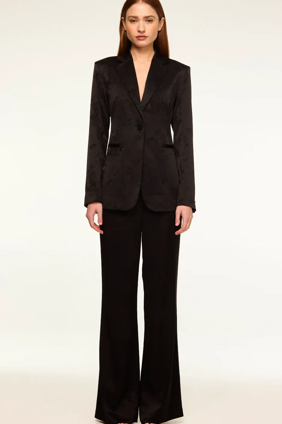 MISA Los Angeles LAUREN BLAZER Blackjacquard New