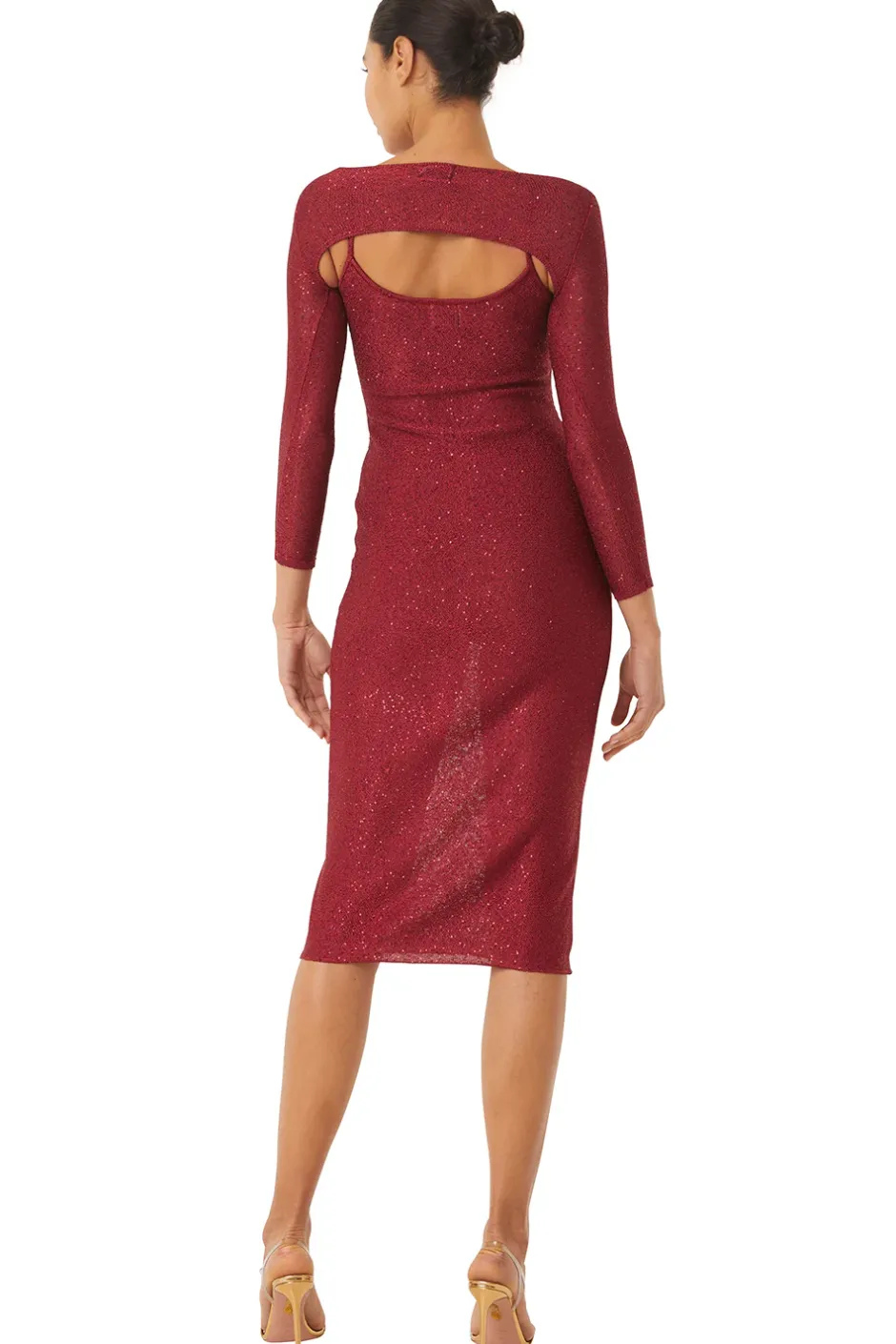 MISA Los Angeles LISETTE DRESS Lipstickred Sale