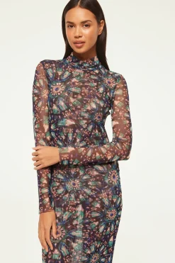 MISA Los Angeles LIV DRESS Indigoburst Clearance