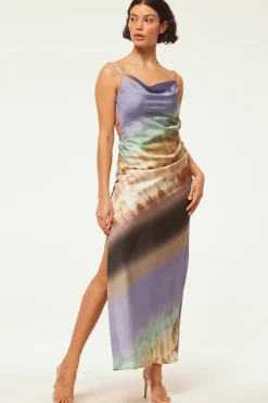 MISA Los Angeles LIVIA DRESS Ceruleanombre Fashion