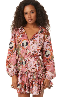 MISA Los Angeles LORENA DRESS Resortbatikcottonrayon Online