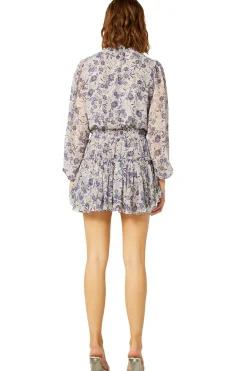 MISA Los Angeles LORENA DRESS Ceruleanfloral Outlet