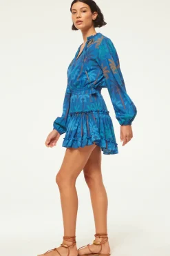MISA Los Angeles LORENA DRESS Cobaltpalms New