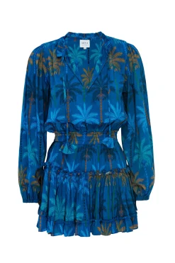 MISA Los Angeles LORENA DRESS Cobaltpalms New