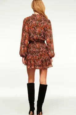 MISA Los Angeles LORENA DRESS Autumnflora Outlet