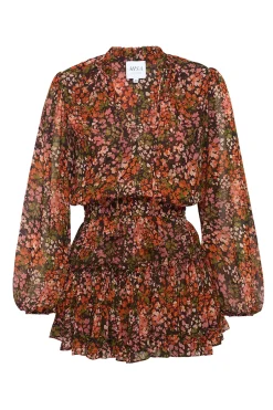 MISA Los Angeles LORENA DRESS Autumnflora Outlet